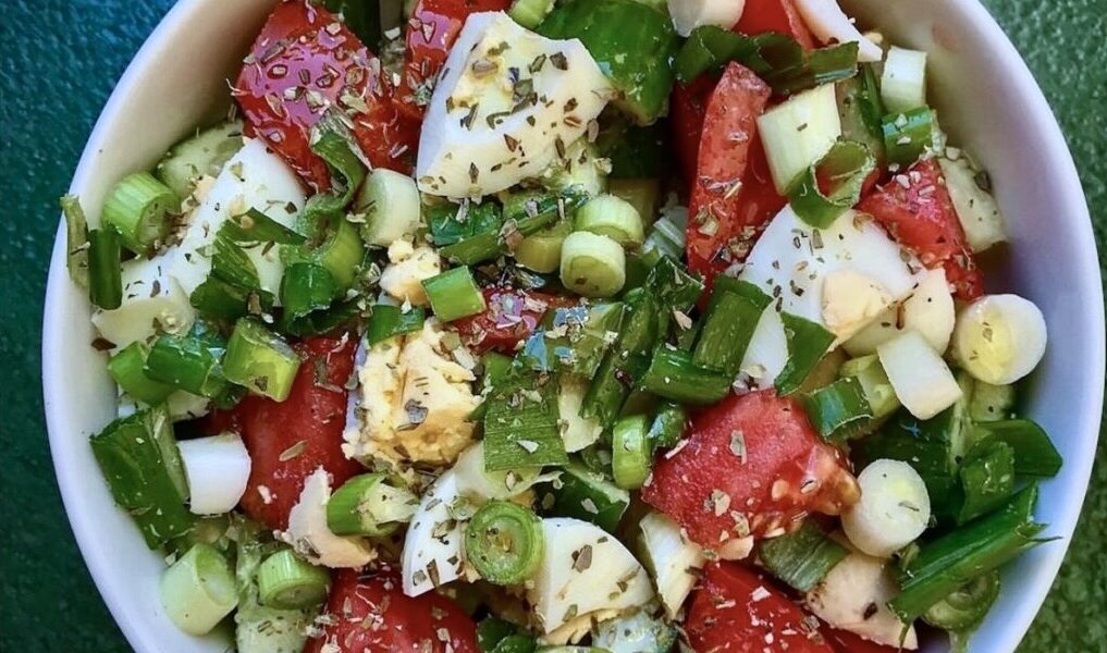 Sałatka warzywna przepis na Krecie podpatrzony