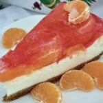 Sernik jogurtowy z mandarynkami i galaretką