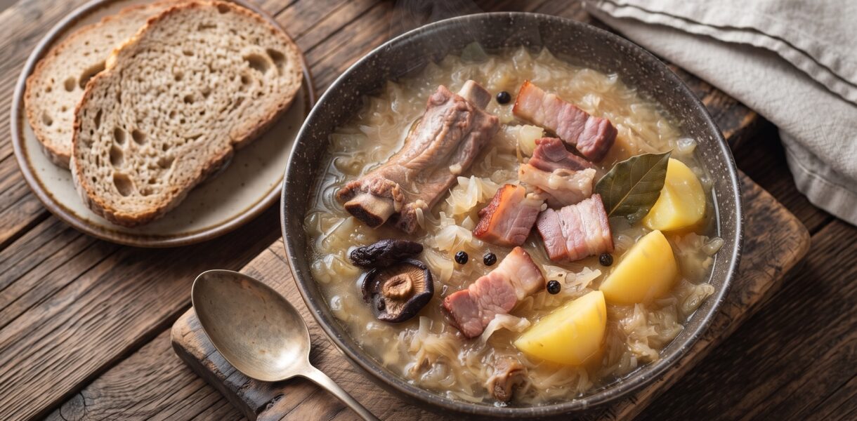 Kwaśnica to tradycyjna góralska zupa z Polski południowej. Tę zupę przygotowuje się na żeberku wędzonym i gotuje z dodatkiem kapusty kiszonej, z odpowiednimi przyprawami i koniecznie wzbogaca o kwas z kiszenia kapusty.