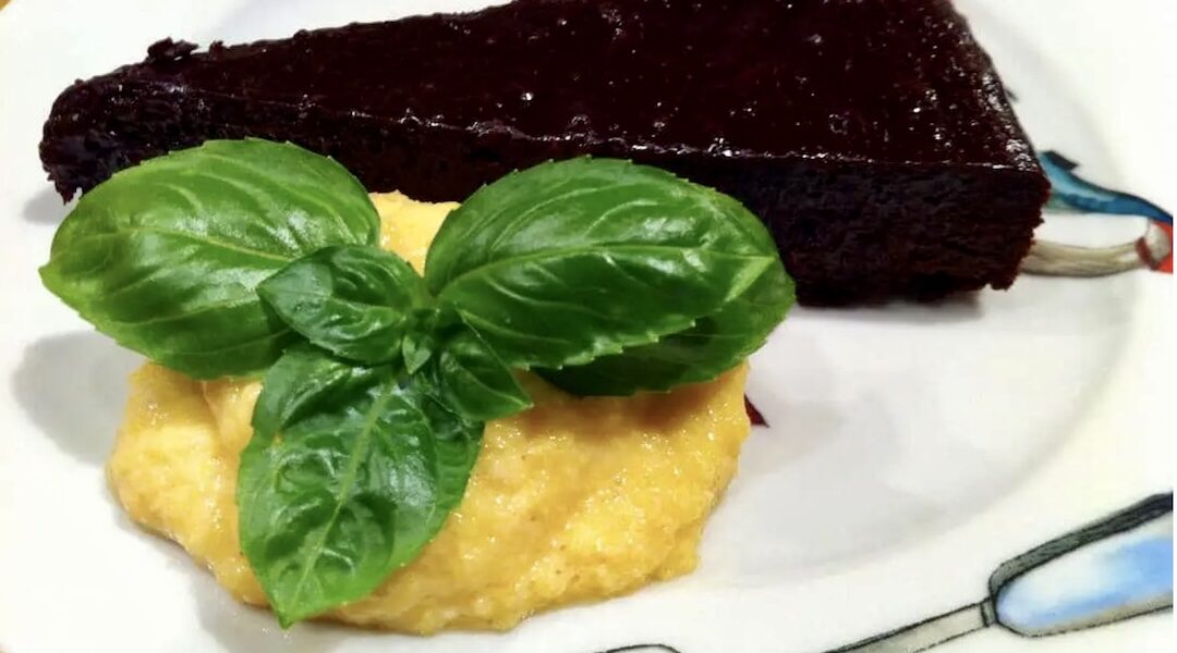 Ciasto czekoladowe z migdałami