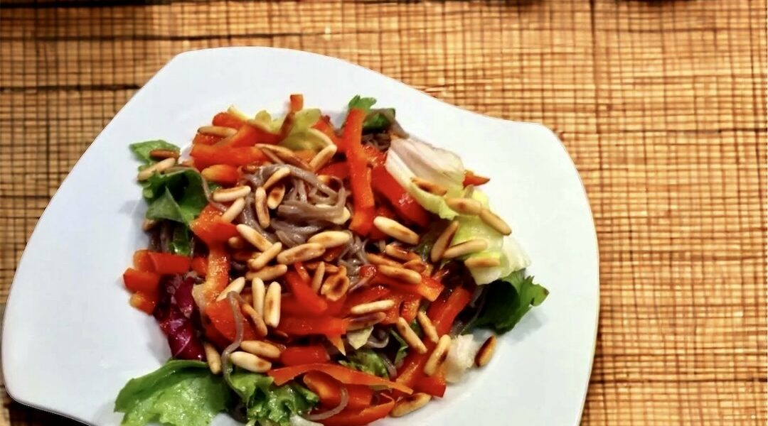 makaron z tofu przygotowany na sposób chiński