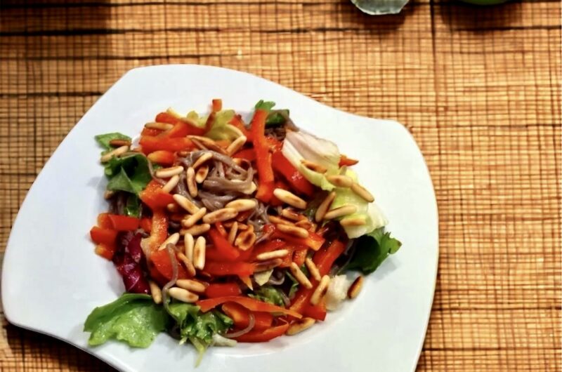 makaron z tofu przygotowany na sposób chiński