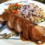 Polędwiczki przyrządzone w miodzie w sosie z dodatkiem musztardy i miodu pitnego czyli wspaniałe, delikatne i niezmiernie intrygujące danie.