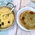 Puree z grochu łuskanego gotowanego z dodatkiem cebuli, a następnie zmiksowanego i wzbogacony o oliwę.