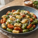 Gnocchi to włoskie kluski przyrządzane z ugotowanych i przeciśniętych przez praskę ziemniaków wymieszanych z mąką pszenną i świeżym jajkiem.
