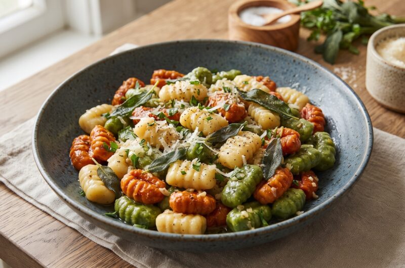 Gnocchi to włoskie kluski przyrządzane z ugotowanych i przeciśniętych przez praskę ziemniaków wymieszanych z mąką pszenną i świeżym jajkiem.