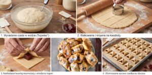 szplitry ciastka z marmoladą sposób przygotowania