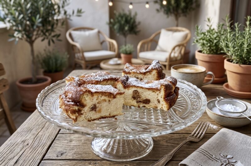 Sernik mojej teściowej to puszyste ciasto upieczone na bazie sera twarogowego połączonego z masą jajeczną i cukrem z dodatkiem bakalii.