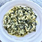 spanakorizo ryż ze szpinakiem