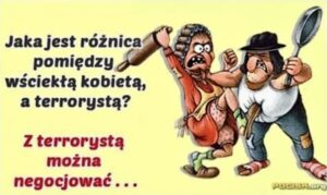 Baba tłucze faceta wałkiem do ciasta