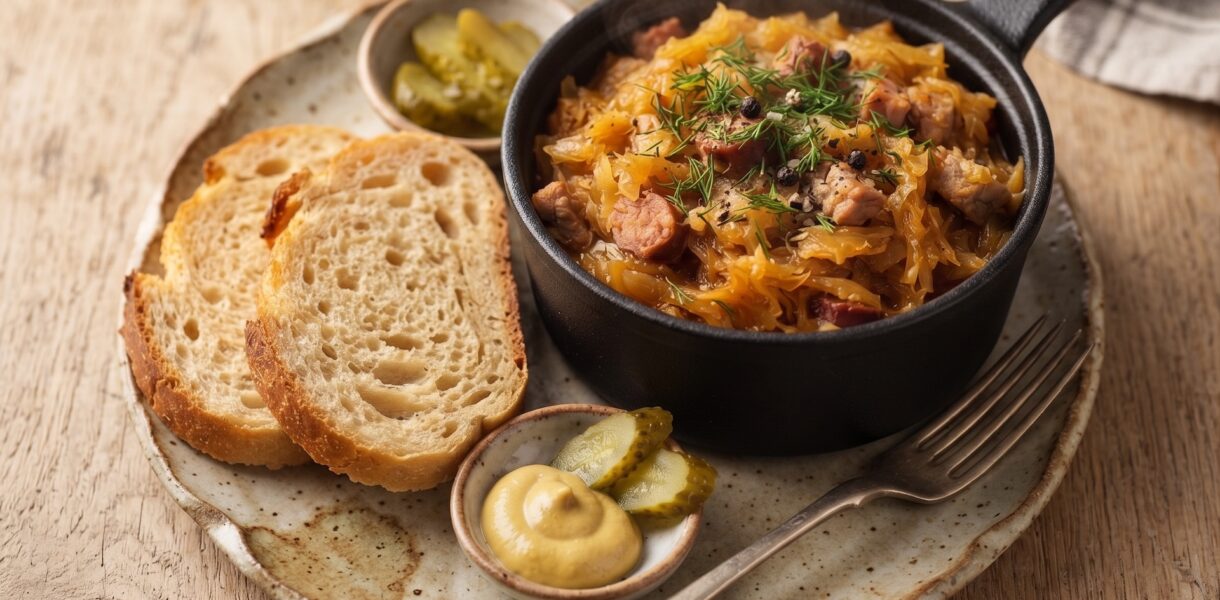 bigos babci anieli podany do stołu