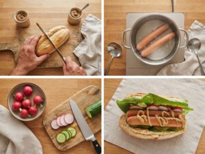 hot dog domowy sposób przygotowania