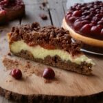 ciasto z budyniem i śliwkami