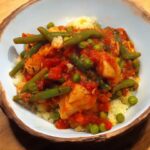 dorsz po marokańsku danie na talerzu