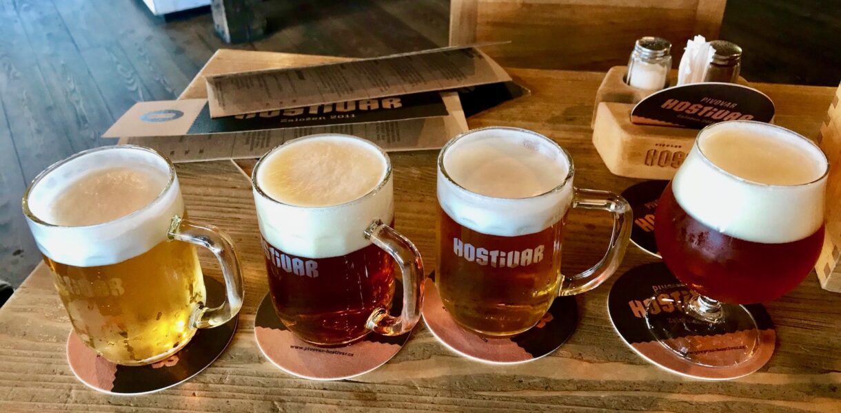 kufelki z piwem Praga