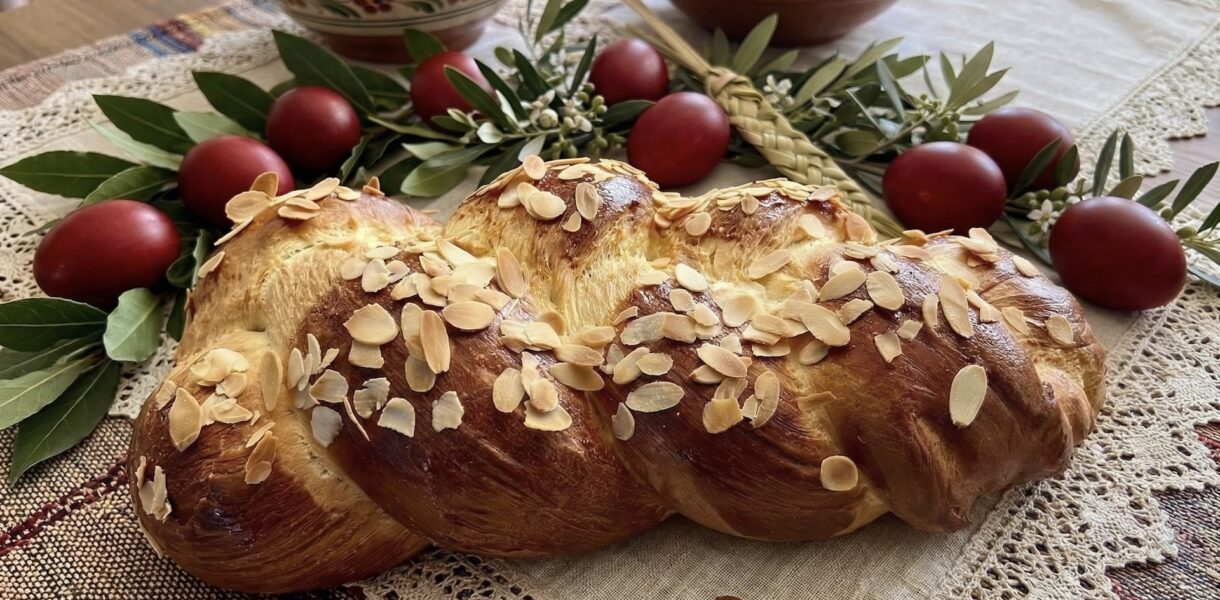 tsoureki chałka wielkanocna grecka