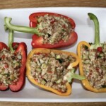 Papryka faszerowana warzywami kaszą i serem