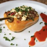 Papryka faszerowana warzywami kaszą i serem