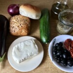 Burger wegetariański z serem halloumi