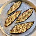 Bakłażan zapiekany z serem i pomidorami