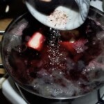 Barszcz czerwony zabielany kwaśną śmietaną