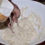 przygotowywanie zaczynu na chleb toskański bez soli