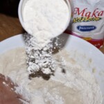 Chleb bez soli toskański robienie zaczynu