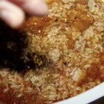 Cielęcina zapiekana z makaronem i pomidorami