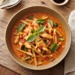curry z kurczaka podane w misce
