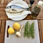 Dorada z grilla po chorwacku pieczona