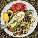 Dorada z grilla po chorwacku pieczona