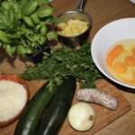 frittata z cukinią i ziemniakami