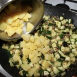 frittata z cukinią i ziemniakami