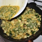 frittata z cukinią i ziemniakami