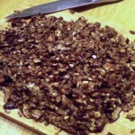 posiekane drobno grzyby