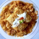 Gołąbki węgierskie pieczone na kapuście kiszonej