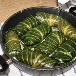 Gołąbki z młodej kapusty z kaszą pęczak i mięsem