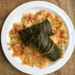 Gołąbki z młodej kapusty z kaszą pęczak i mięsem