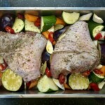 Golonki indycze pieczone z warzywami