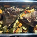 Golonki indycze pieczone z warzywami