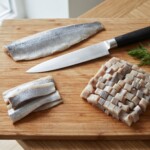 śledź matjas krojony w drobną kostkę