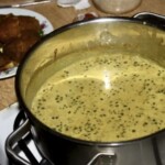 Indyk w sosie curry z soczewicą