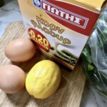 składniki do przygotowania sosu avgolemono