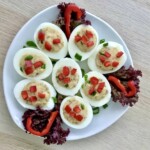 Jajka faszerowane rybkami anchois