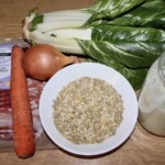 kasza pęczak z warzywami na smalcu