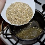 kasza pęczak z warzywami na smalcu