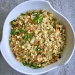 kasza pęczak z warzywami na smalcu