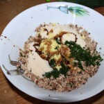 klopsiki z tofu wędzonego w przygotowaniu