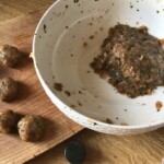 masa na klopsy z łososia w misce