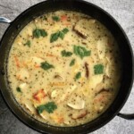 krupnik z grzybami leśnymi